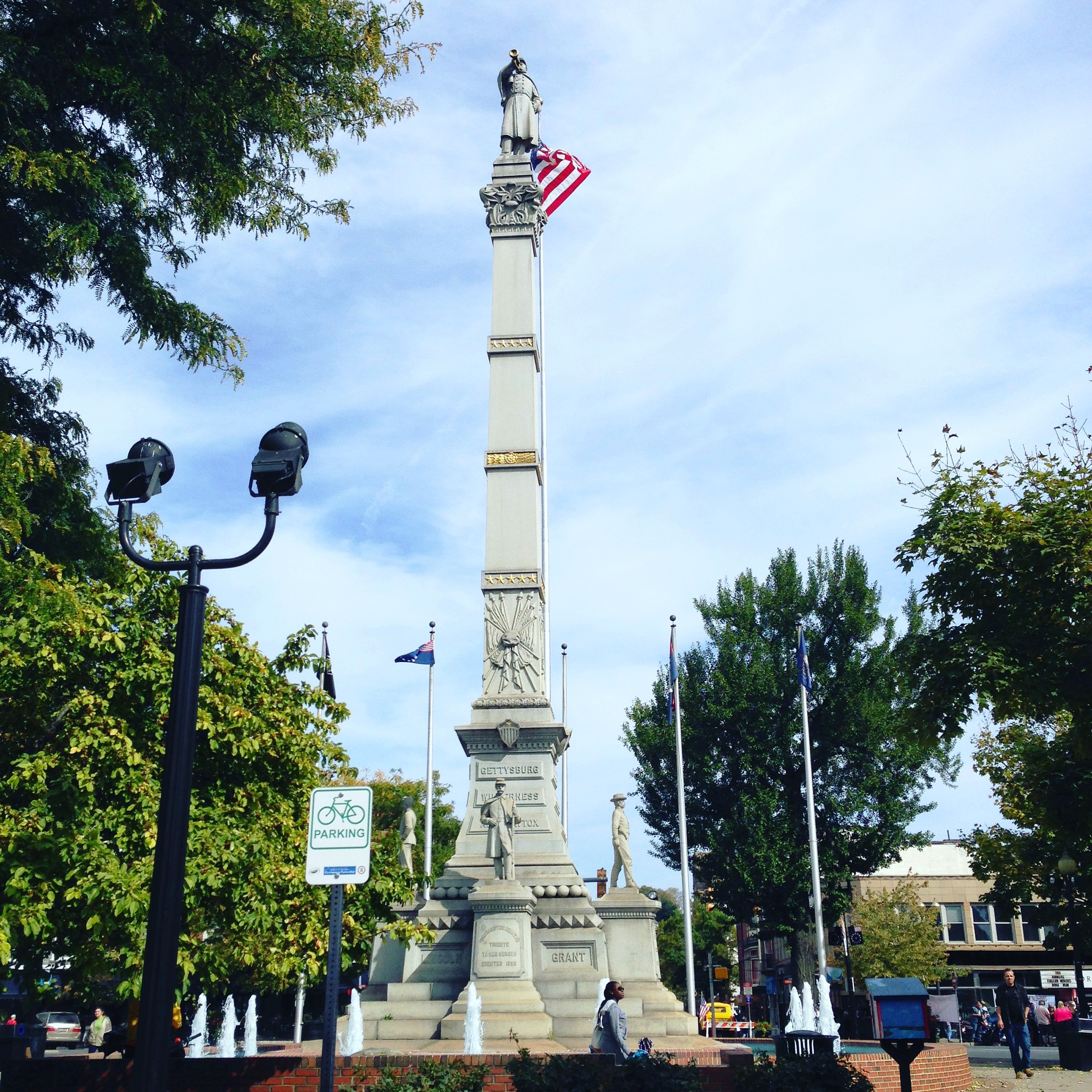 Roundabout in Easton PA Instagram - I May Roam