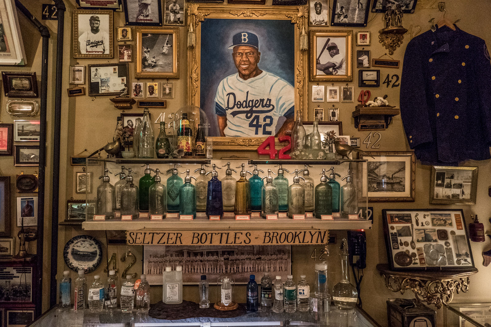 Jackie Robinson at New York City Reliquary Museum Williamsburg Brooklyn