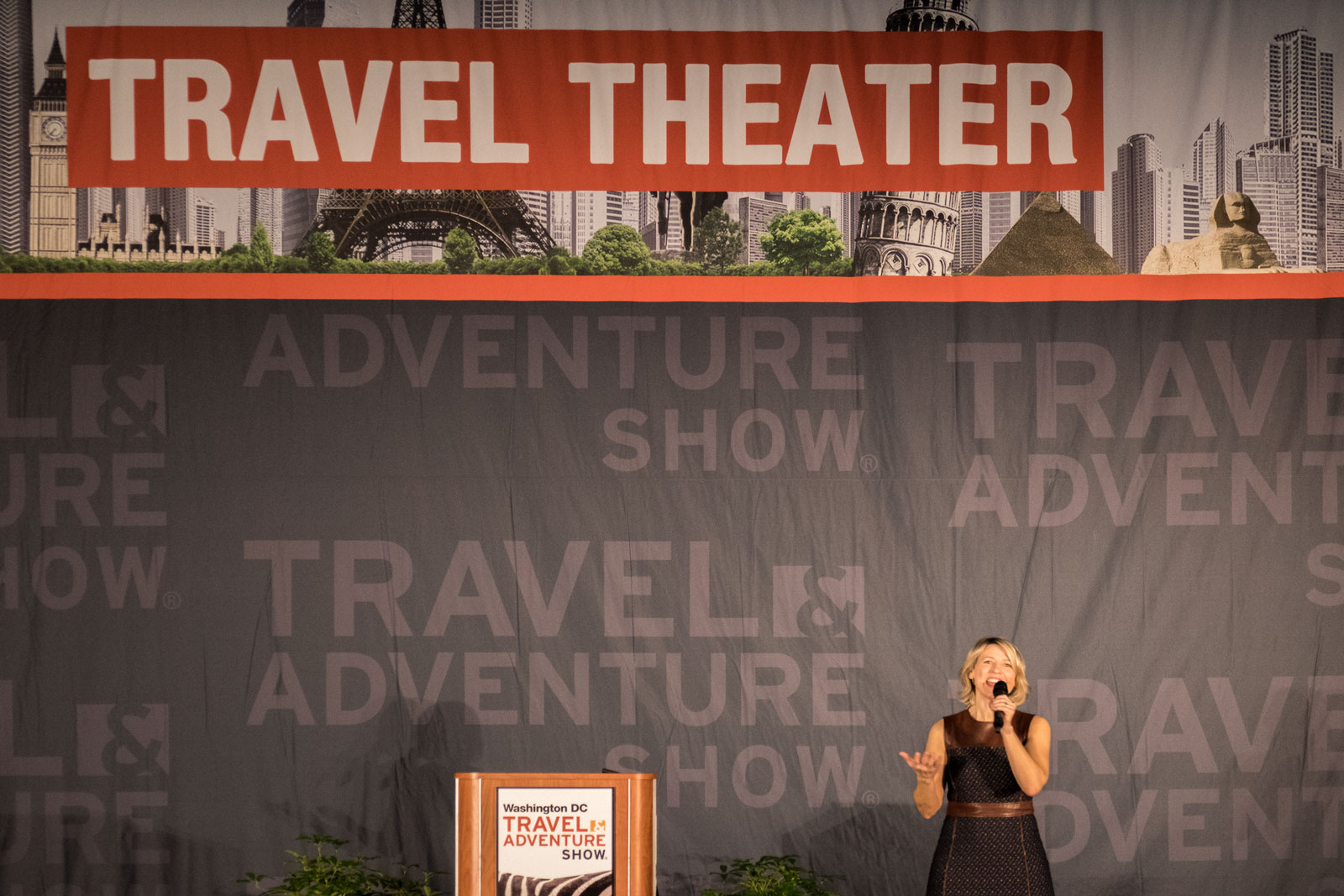 Samantha Brown at the Travel & Adventure Show