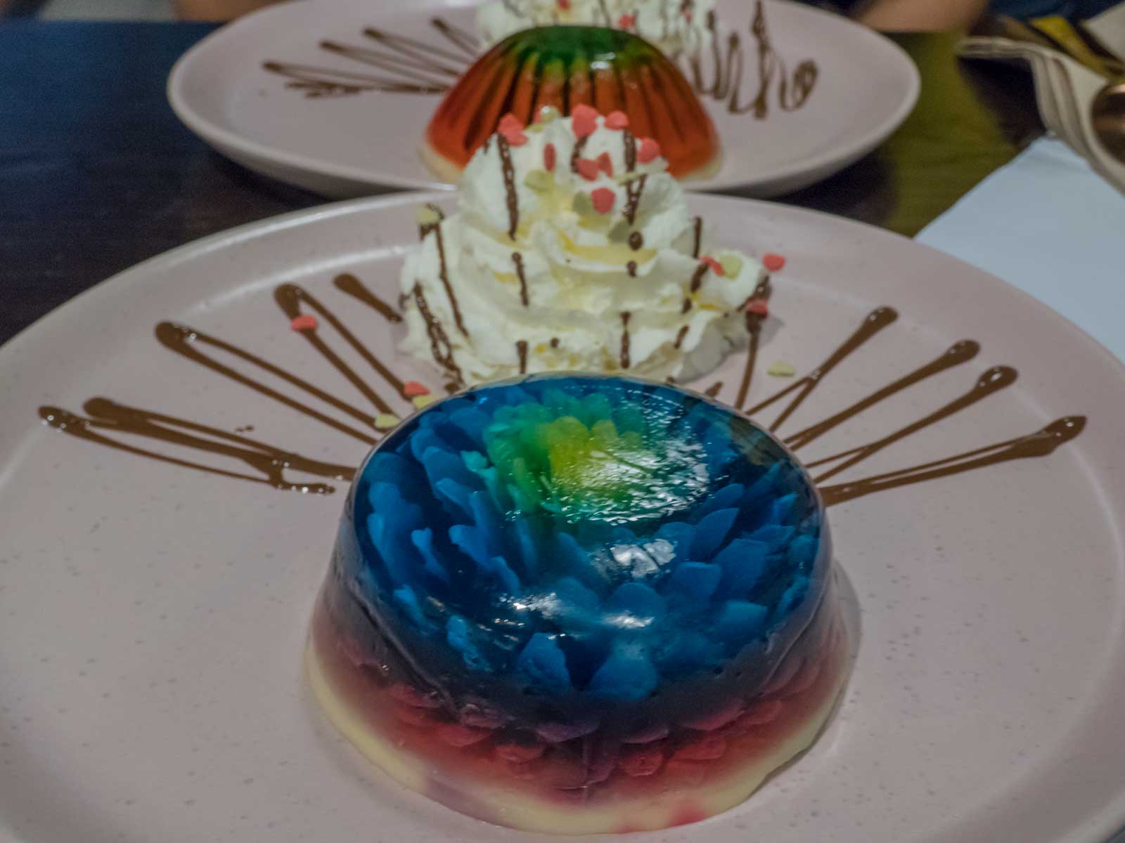 3D flower jelly at Khatoon Cuisine Parramatta Sydney Australia
