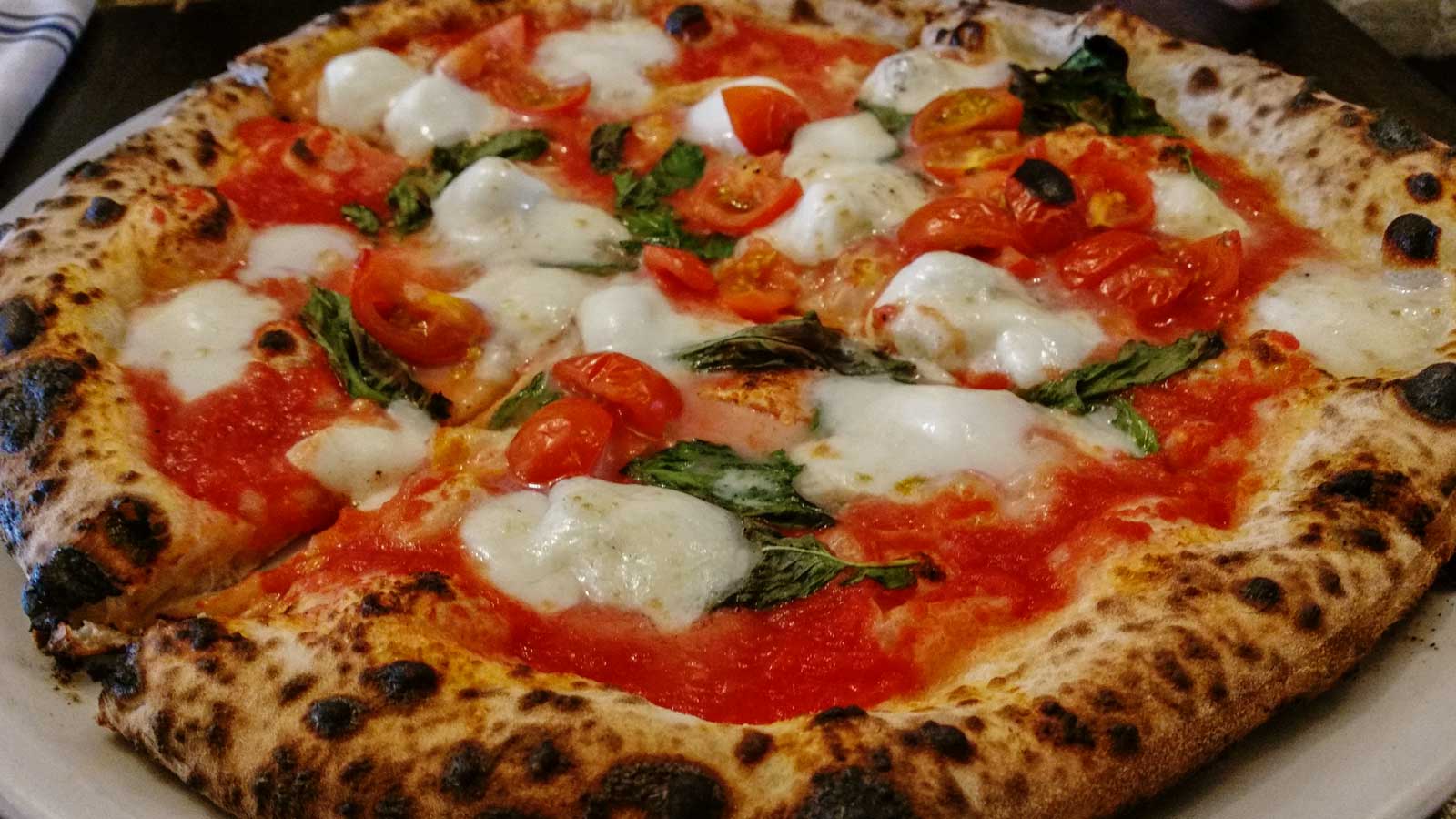 Reginella pizza at Sottocasa Brooklyn
