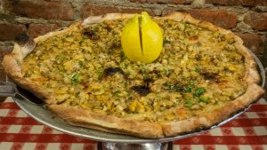 NYC pizza spots - clam pie at Lombardi's
