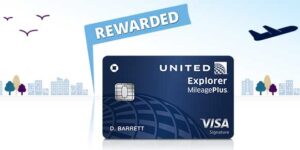 travel credit cards United Chase Explorer Visa