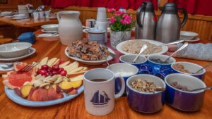 breakfast buffet spread Schooner Heritage