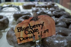 blueberry cake donuts from The Blueberry Patch Mansfield Ohio
