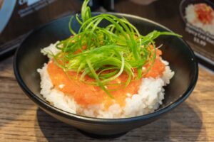 Mantaiko spicy coe roe rice bowl