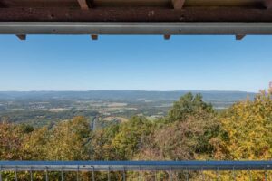 view of Shenandoah Valley from Woodstock Tower by Brian Cicioni