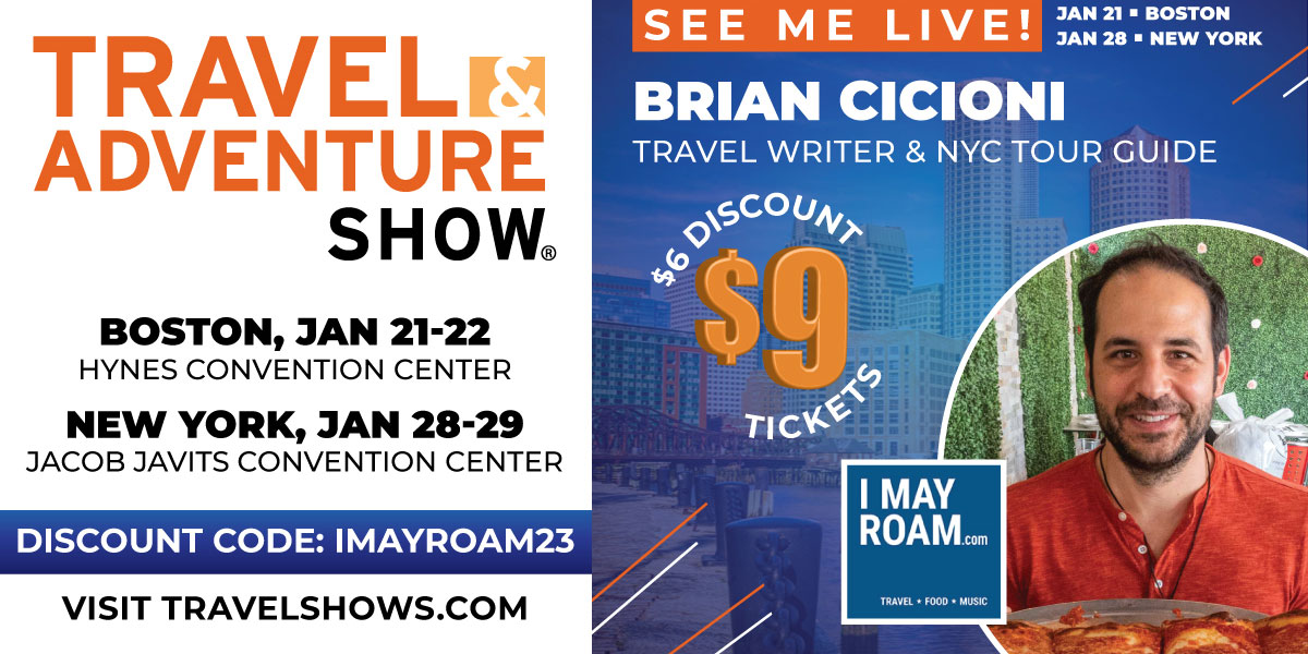I’ll be speaking at the 2023 New York Travel & Adventure Show