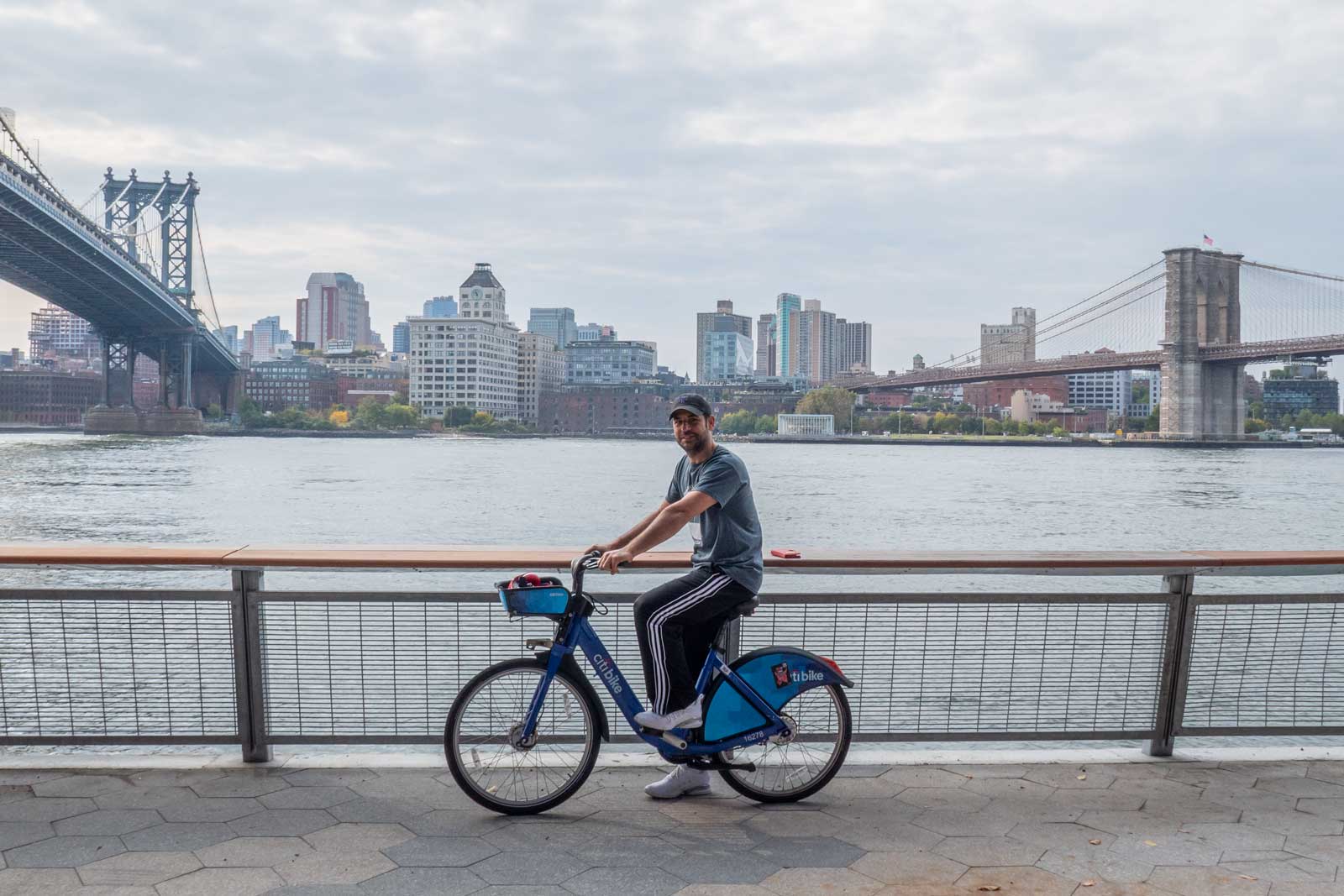 Brian on CITI Bike East River NYC