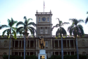 King Kamehameha Statue Honolulu by Brian Cicioni