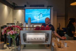 Slayer espresso machine Don Ruiz Old San Juan