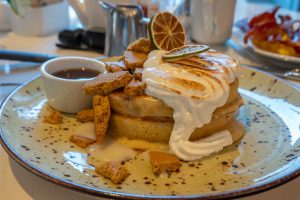 pancakes from Choices at Sheraton Puerto Rico San Juan photo by Brian Cicioni