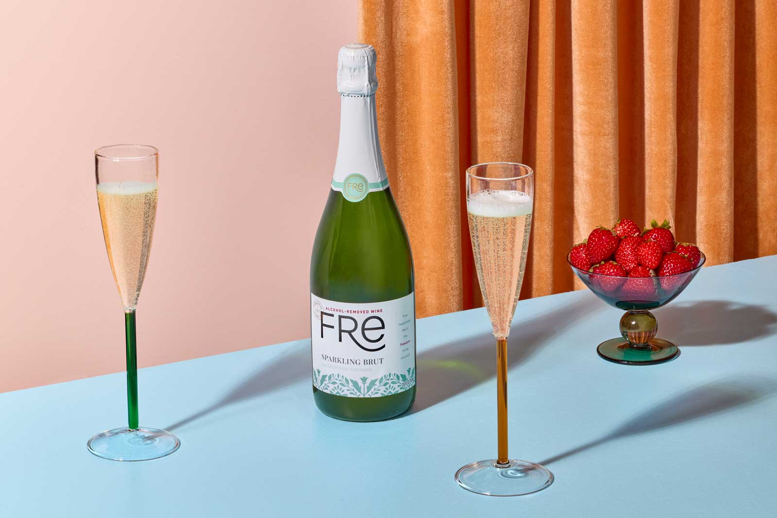 FRE Sparkling Brut Wine Alcohol-Removed photo credit Nina-Gallant FRE Sparkling Brut Wine Alcohol-Removed photo credit Nina-Gallant